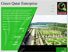 Tablet Screenshot of greenqatar.com
